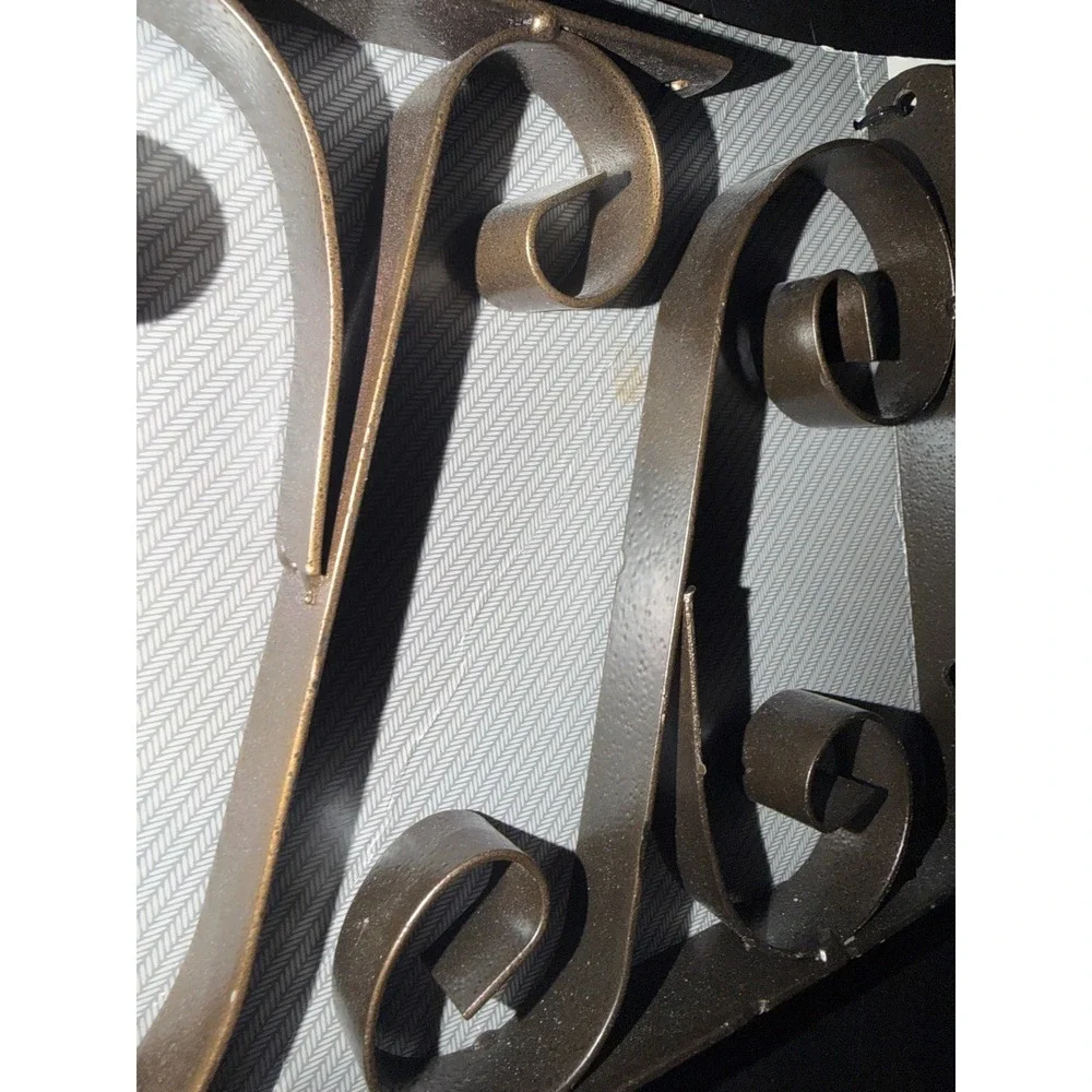 Threshold Mix+Match Shelving Bracket Set Bronze Finish Scroll Metal Target New